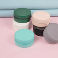 Wholesale Mini Round Travel Portable Pu Earrings Packaging Earrings Rings Necklace Jewelry Box