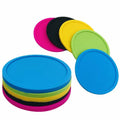 Custom  Round Shape Non Slip Silicone Coaster Cup Coasters