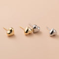 Wholesale 925 Silver Earrings Women 18K Gold Plated Minimalist Sterling Silver Small Heart Stud Earrings Jewelry Women
