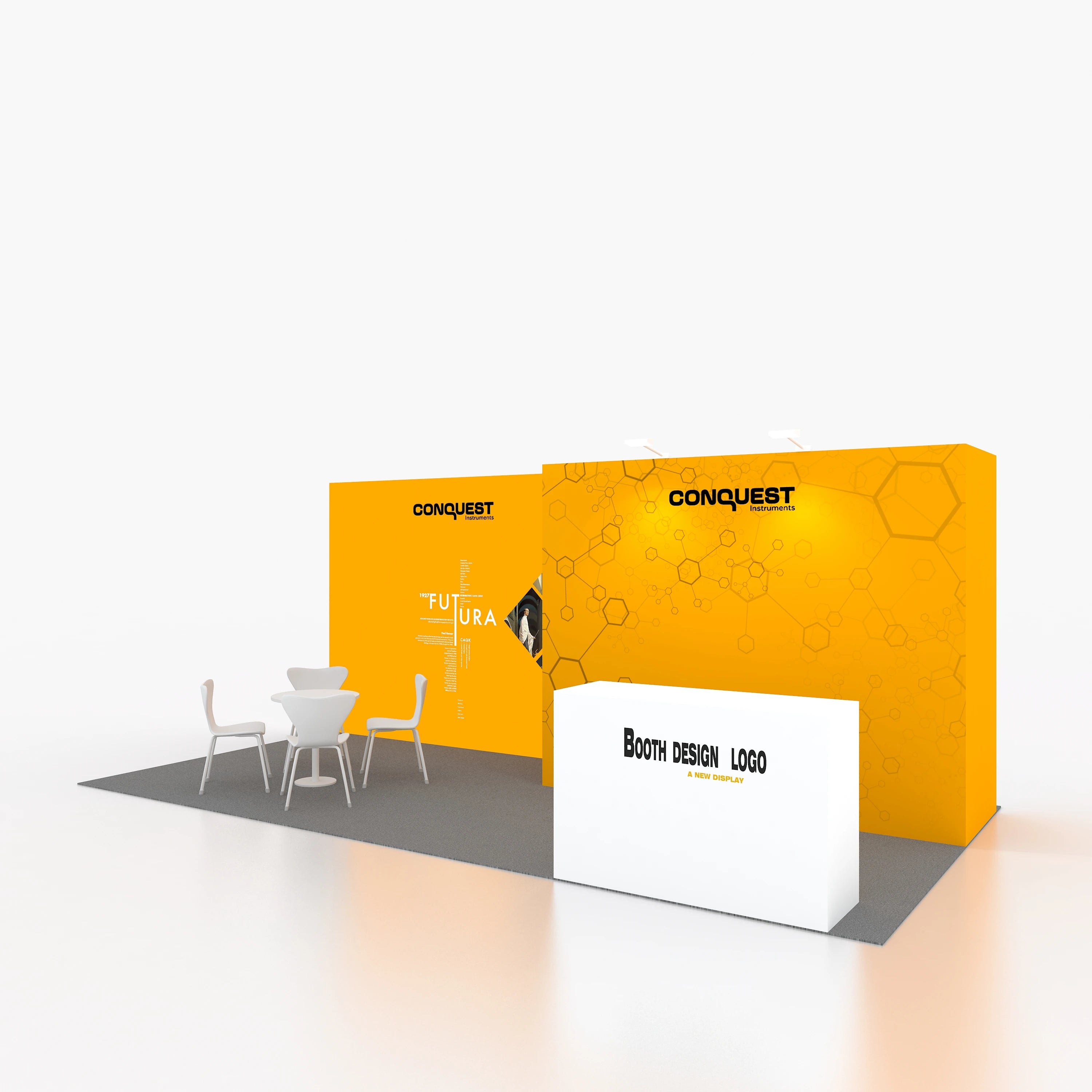 Portable 10x20FT Modular Trade Show Exhibition Booth Trade Show Booth for Exhibition Event