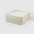 Elegant Deluxe Ivory Color Beautiful square Folding Gift Boxes Packaging for Wedding Party