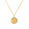 Latest Creative Luxury Design Gold Color Inlaid Zircon Lion Pendant Necklace Girls Ladies Charm Jewelry Gifts
