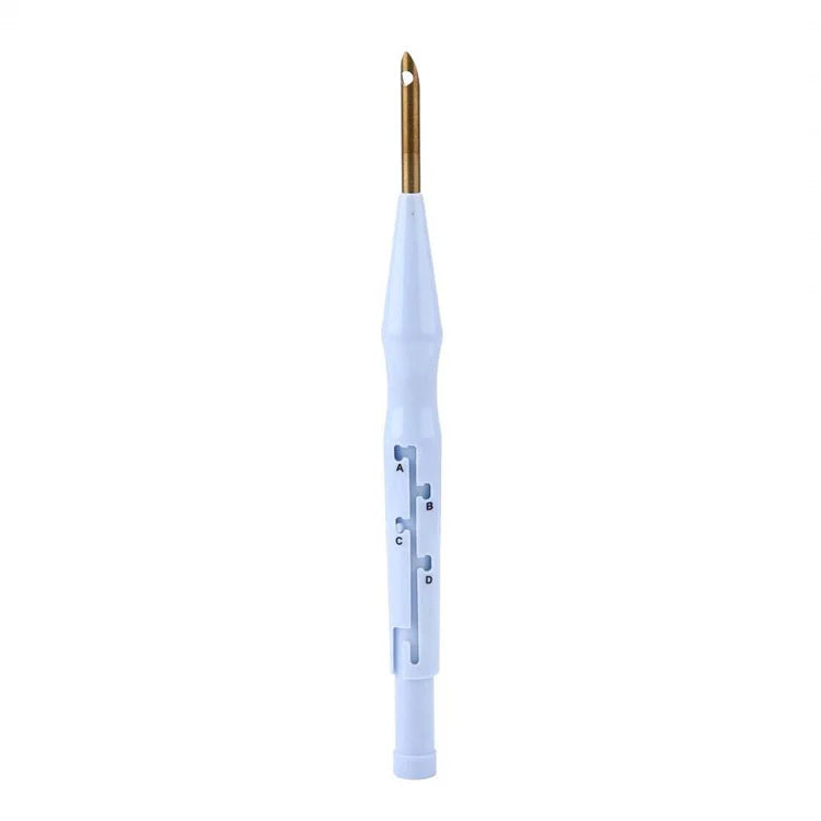 Adjustable 4 Shift Embroidery Punch Needle Pen Tool for Crafts Cross-Stitching & Needlework Applique Embellishment