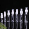 Empty Fine Mist PETG Plastic Pump Sprayer Spray Bottle Screen Printing White Transparent Cosmetic Packaging for Perfume Skin