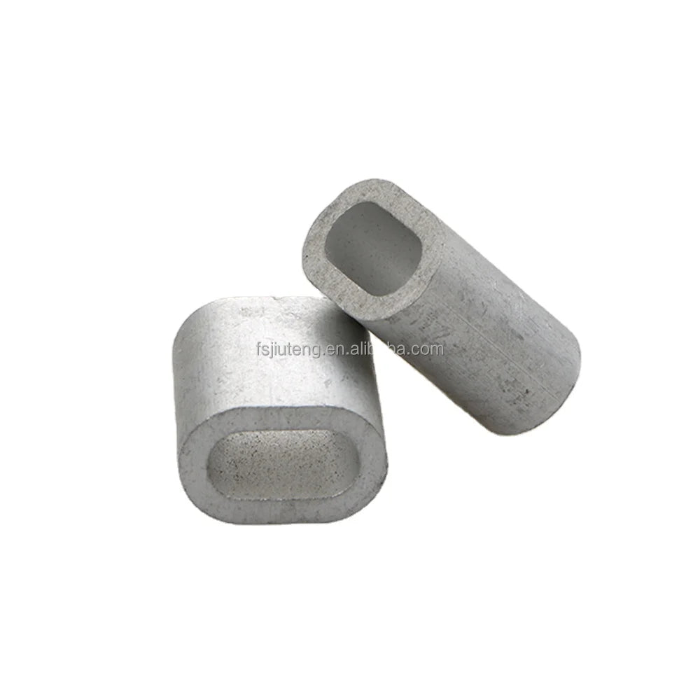 Jiuteng Wire Rope Aluminium Sleeve Round for Wire Rope Aluminum Ferrule