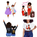 Lower Price Stock Super Mom Plastisol Heat Transfer Sticker for Front T-shirt Design