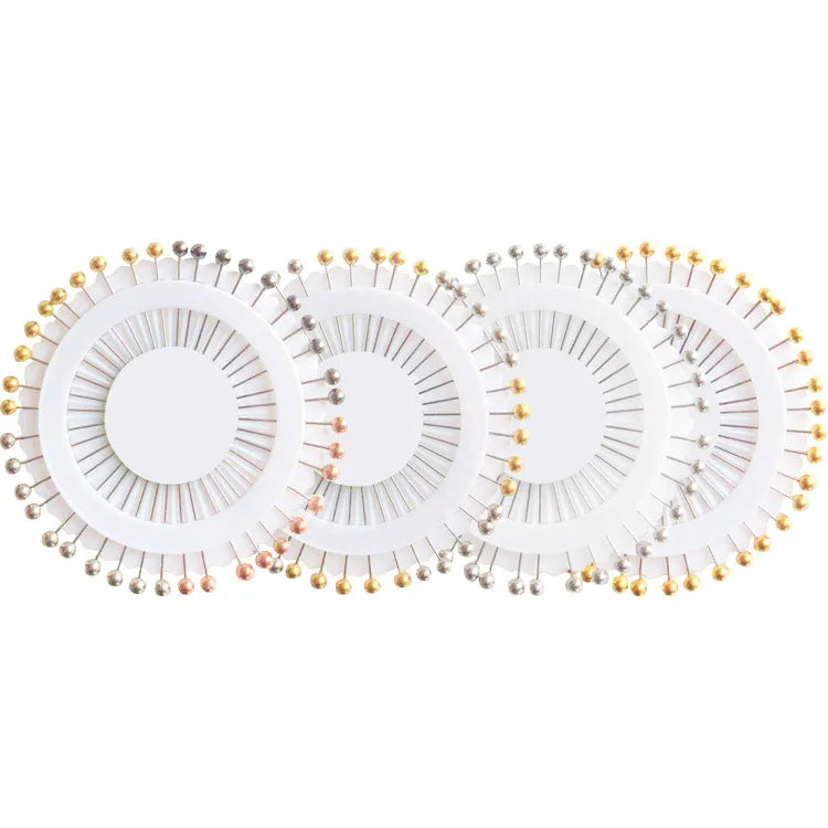 Wholesale Golden Gunblack 38mm Plastic Head Pins Clothing Dressmaker Pins