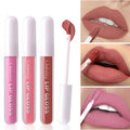 Wholesale Popular Long-lasting Matte Lip Gloss Easy-to-Color Mineral Makeup Waterproof Non-Fading Lipstick Velvet Finish 3pcs