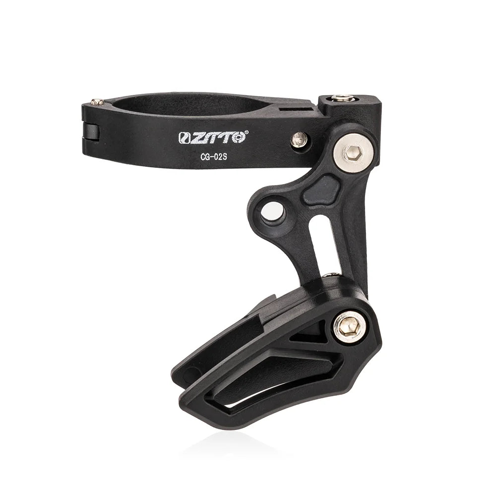 ZTTO Bike Chain Guide Drop Catcher 35-31.8mm Clamp E Type Mount Adjustable MTB Mountain Chainwheel Crank Nylon for 1x System