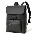 Custom OEM Purse Vintage High Quality 16inch 17ins Laptop Embossed  PU Leather Travel Backpack for Men Women Man Ladies