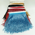 Fashion Decorative Beaded Rhinestone Fringe Trim Accessories Handmade Fabric for Garment