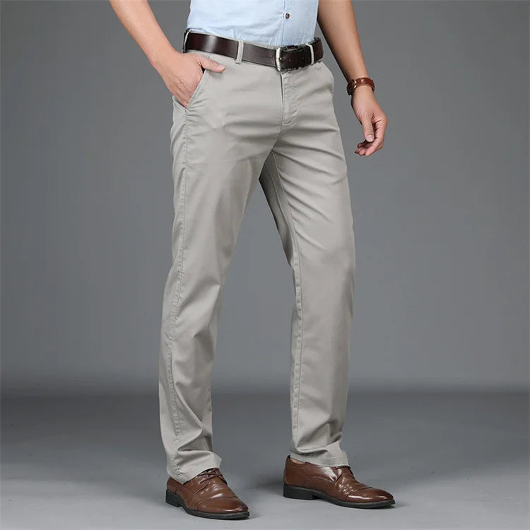 New Men's Cotton Casual Sports Trousers Men's Sweatpants Knitted Long Pants
