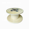 PN 300 ABS White Plastic Injection Packaging Copper Wire Cable Bobbin Increased Pipe Diameter Pay-Off Take-Up Storage Industrial