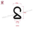 China Factory Wholesale Plastic Triangle J Hook Outdoor Tent Accessories 20mm Flat Hook Buckle Safety Good Quality