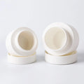Custom Double-layer Lotion Facial Care Cosmetic Packaging 30g 50g 80g 30ml 50ml Matte White Round Plastic Cosmetic Cream Jar