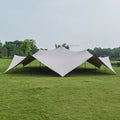 Motowin Hexagon Outdoor Luxury Event Bedouin Stretch Tent 168 Sqm Custom Size Waterproof Anti-UV Windproof Polyester Aluminum