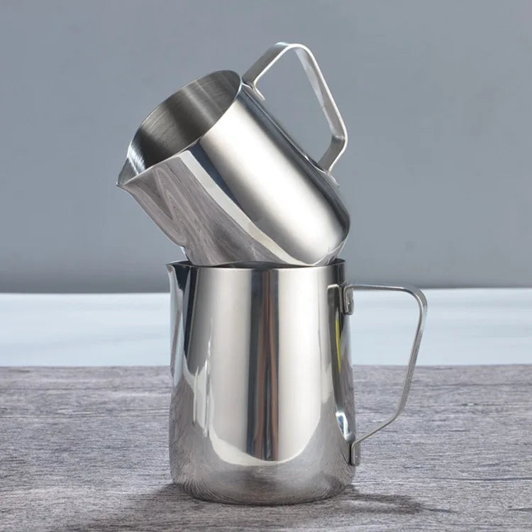 Custom Logo 350ml Coffee Milk Frothing Cup Stainless Steel Espresso Milk Frothing Pitcher for Cappuccino