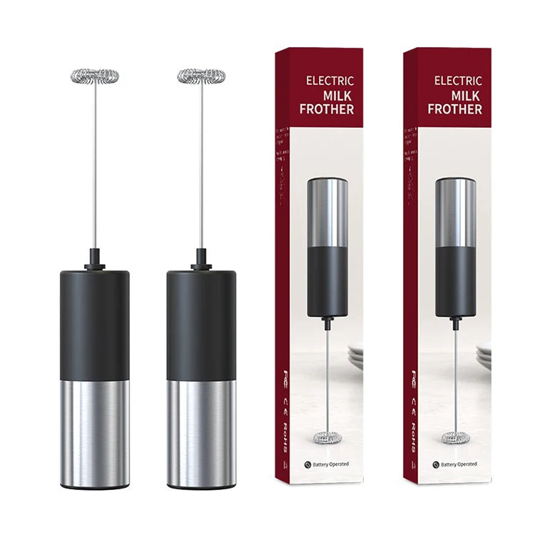 Original Custom Hand-Held Automatic Plastic Electric Milk Frother Pitcher for Cappuccino Coffee & Tea Tools