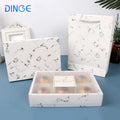 6x9x3 Flower Boxes Long Cookie Pastry Colors for Box Printed Packiging Rectangle Personalised and Sweets with Chocolate