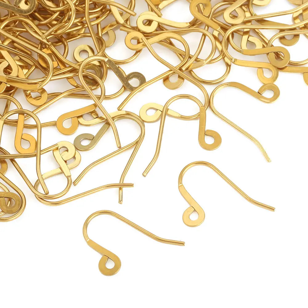 Steel Jewelry Making Setting Findings Components-mart Com Hypoallergenic Fish Earrings Hooks Ear Wires for Jewellery Diy