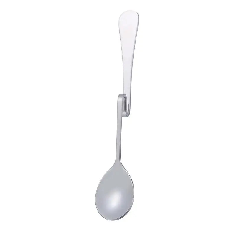 Stainless Steel Spoon Bending Hanging Cup S Shape Coffee Stirring Scoop Bent Suspension Jam Honey Spoons