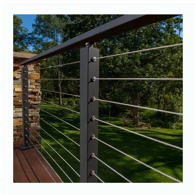YL METAL Wholesale Price Railing Stainless Stair Balcony Deck Railing Balustrade  Handrail Fence Cable Railing