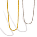 Women's Sexy Clavicle Necklace Non-Tarnishing Ultra Glittering Gold Plated Titanium Steel Cauliflower Chain Wholesale