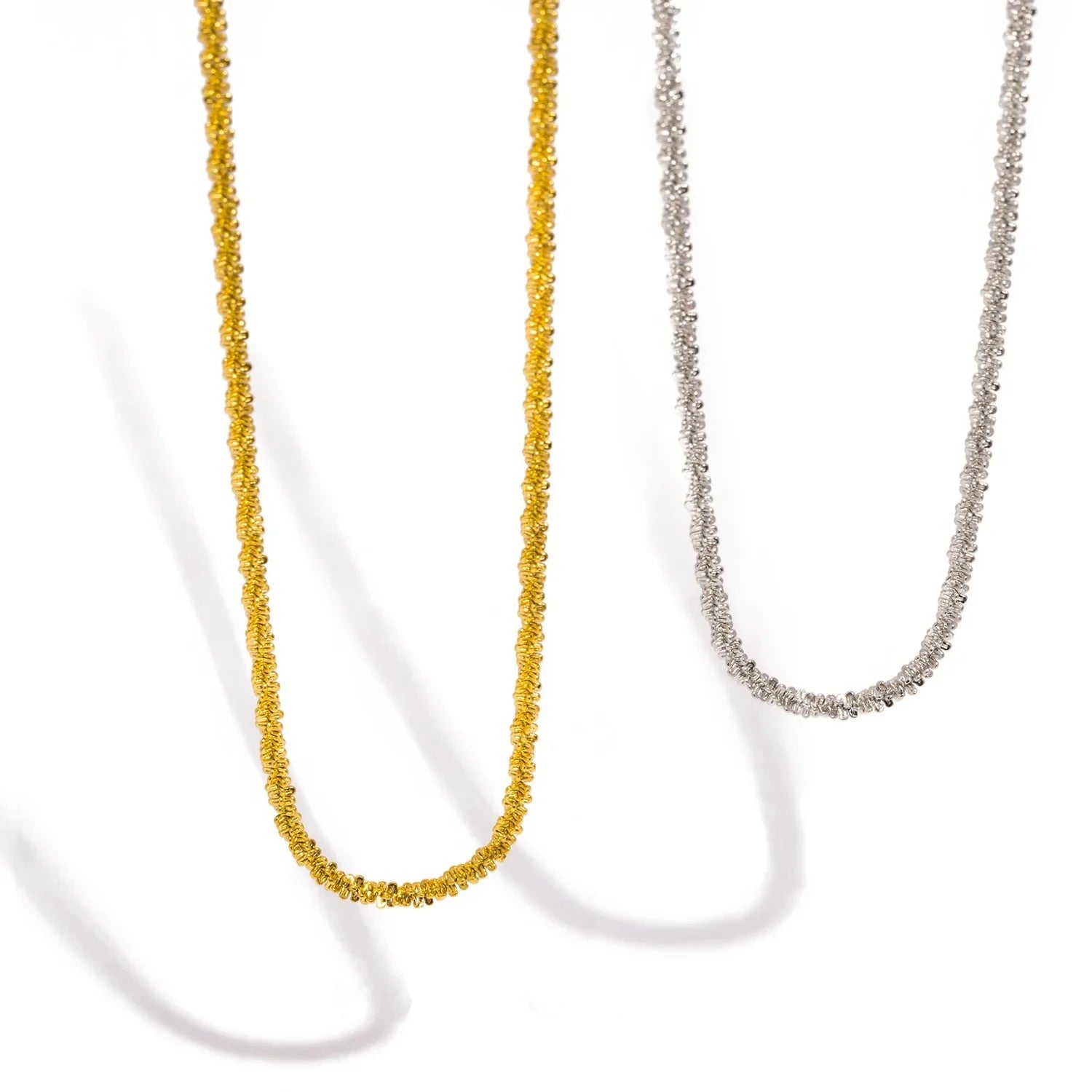Women's Sexy Clavicle Necklace Non-Tarnishing Ultra Glittering Gold Plated Titanium Steel Cauliflower Chain Wholesale