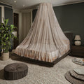BLOCK EMF Metal Fabric Mosquito Net100% Silver Fiber EMF Radiation Shielding Mosquito Net Improving Sleep Quality