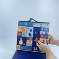 Recyclable 2024 Custom Printing Foldable Package Gift Box Countdown Christmas Advent Calendar Box Packing 24 Small Stuff Gifts