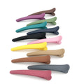 Hair Clips for Styling Non-Slip Hair Styling Clips Colorful Plastic Duckbill Alligator Hair Barrettes Pins with Duck Teeth
