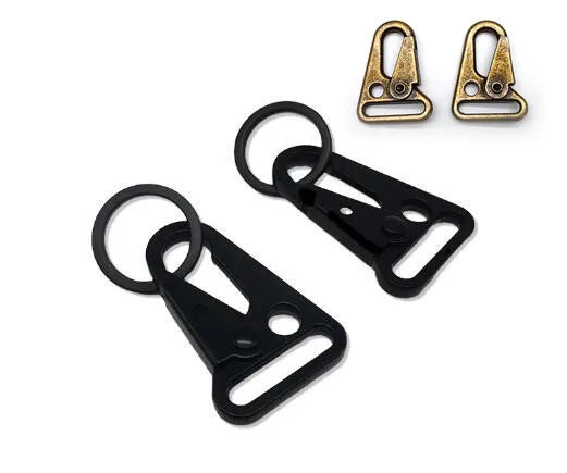 Zinc Alloy Ring Tactical Clasp Olecranon Snap Hooks Sling Clips Black Hk Clip Eagle's Beak Hook Webbing Metal Hook
