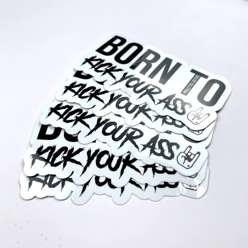 Custom  Printing Adhesive Waterproof PVC UV Proof Cartoon Label Stickers Die Cut Vinyl Stickers