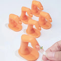 Misscheering 5PCS Plastic Practice Finger Acrylic Nail Tips Practise Hand Model Fingers Training Manicure Display Nail Tools