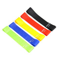 Yoga Resistance Bands Set 12 Inch 5 Levels Sweat Resistant Home Gym Training Workout Gear With Carry Bag