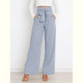 Hot Sale Lady High Waist Elegant Wide Leg Trousers Dress Office Formal Pants for Women