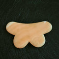 2026 Mushroom Gua Sha Masaj Facial Massager Yellow Jade Guasha Jade Scraping Massage Tool