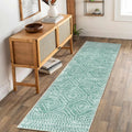 Runner 2'x6' Machine Made Faux Wool Rug Non-Slip Washable Kitchen Entryway Carpet Soft Velvet Light Luxury Design Bedside