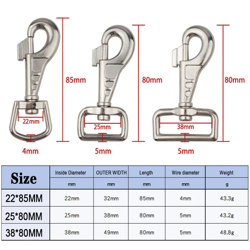 Heavy Duty Swivel Snap Hook 25mm