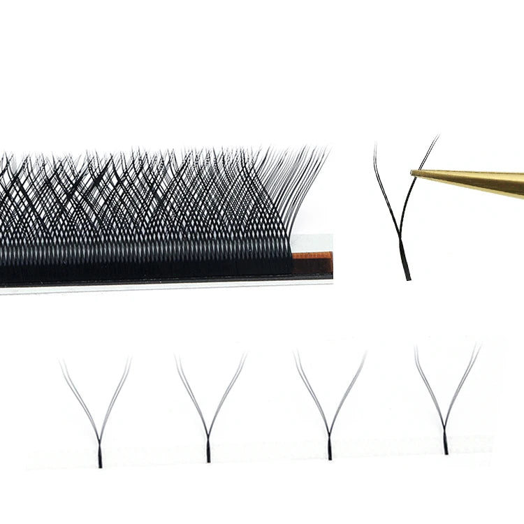 Lashmiya Best Seller Natural Eyelash Extension Yy 0.07 Coloured Yy Lashes D Curl
