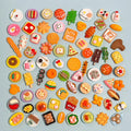 Handmade DIY Miniature Resin Accessories Glue Simulated Food Toy for Garments 3D Rhinestones Trinkets Hole Shoes Matching