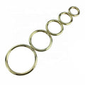 High Quality Zinc Alloy Round Open O Ring Spring Ring Key Spring Ring Buckles for Handbag