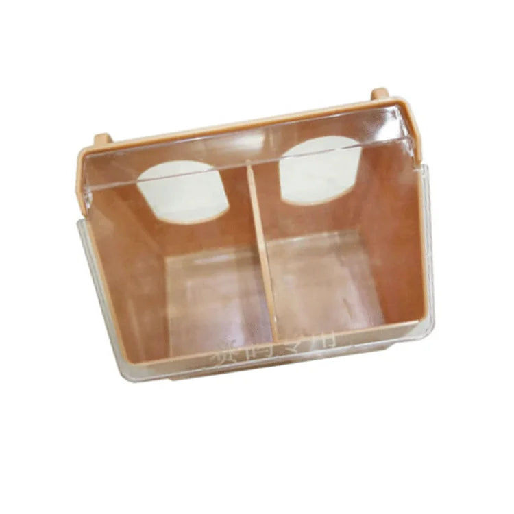 G2192 Two Hole Plastic Feeder  Hot Sale Pigeon Feeder Brown and Green Available