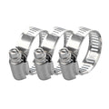Stainless Steel 201 304 Reinforced Strength American Type Worm Drive Gear Adjustable Hose Clamp