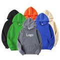 Wholesale Custom Thick French Terry Luxury Plain Cotton Blank Pullover Plus Size Men's Winter Hoodies Sweatshirts