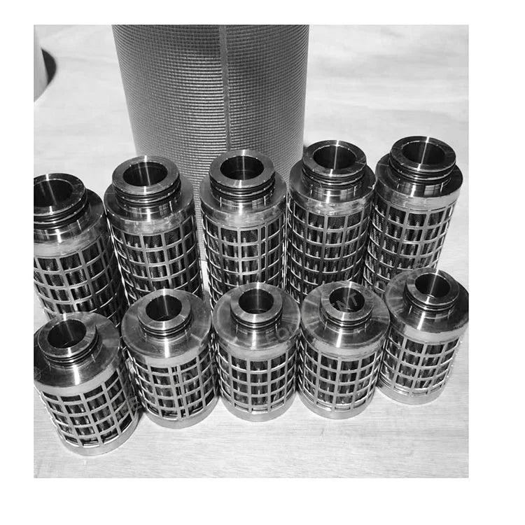 LIANDA 100 Micron Cylindrical Stainless Steel Filter Wire Mesh New Sintered Filter Element 2 GPM Flow 150 PSI Industrial ISO9001
