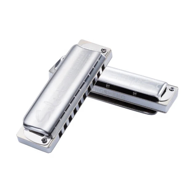 Kongsheng Professional High Quality Diatonic Blues Harmonica for Solists C Major Phosphor Bronze Reed Stainless Steel Cover