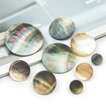 Customized High Quality Natural Round Agoya Shell Shank Button with Polishing and Nickel-Free for Overcoat & Shirt