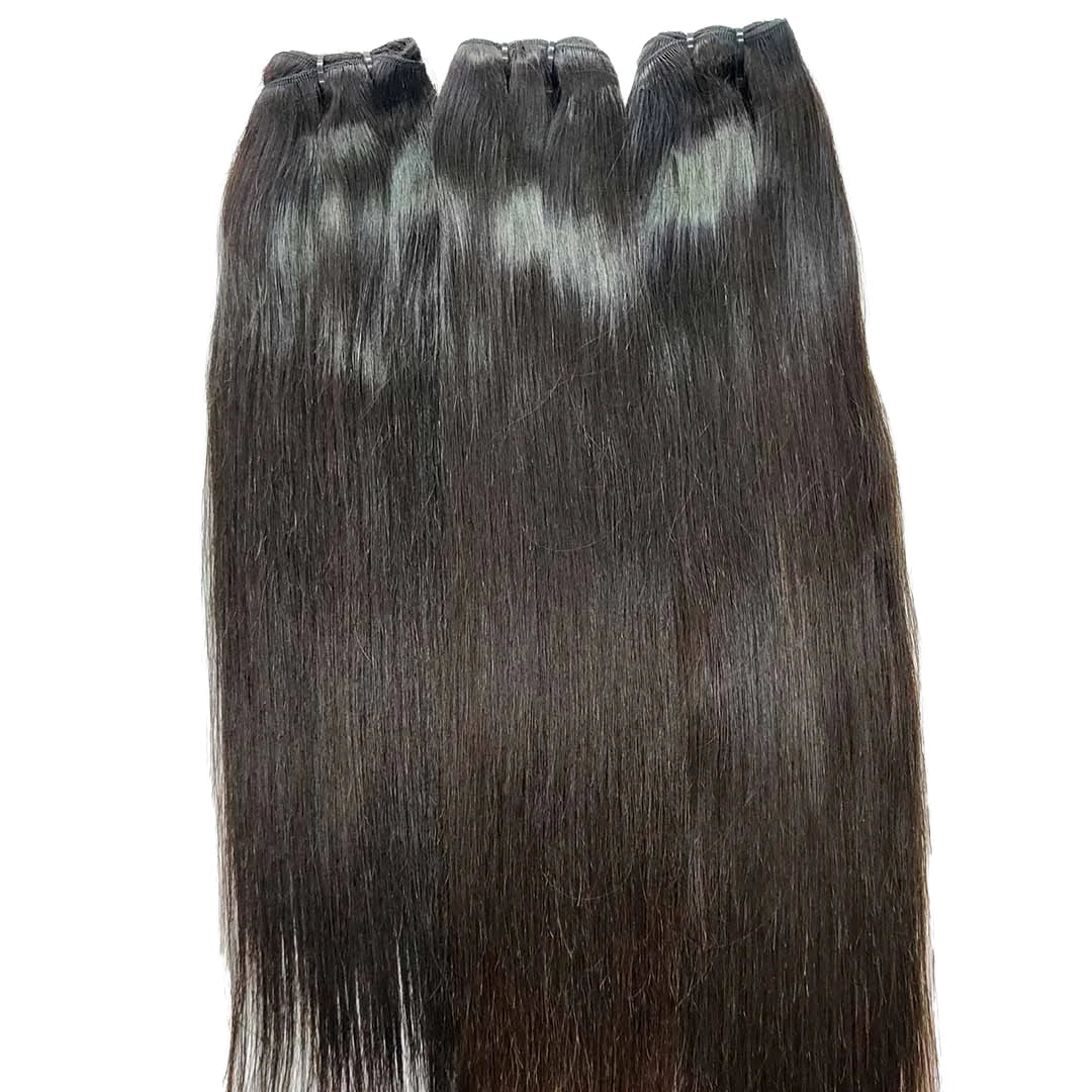 Wholesale 100% Raw Cuticle Aligned Virgin Human Hair Bone Straight Double Drawn 10A 12A 15A Vietnamese Raw Hair Bundles Vendors