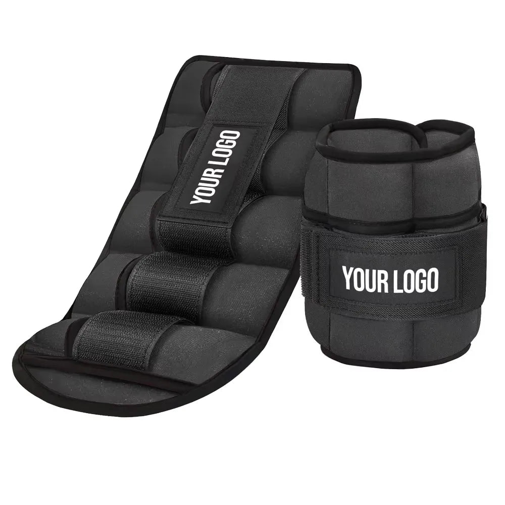 Wholesale High Quality Adjustable Neoprene & Iron Sand Ankle & Wrist Weights 4.6kg Pair for Fitness Strength Training
